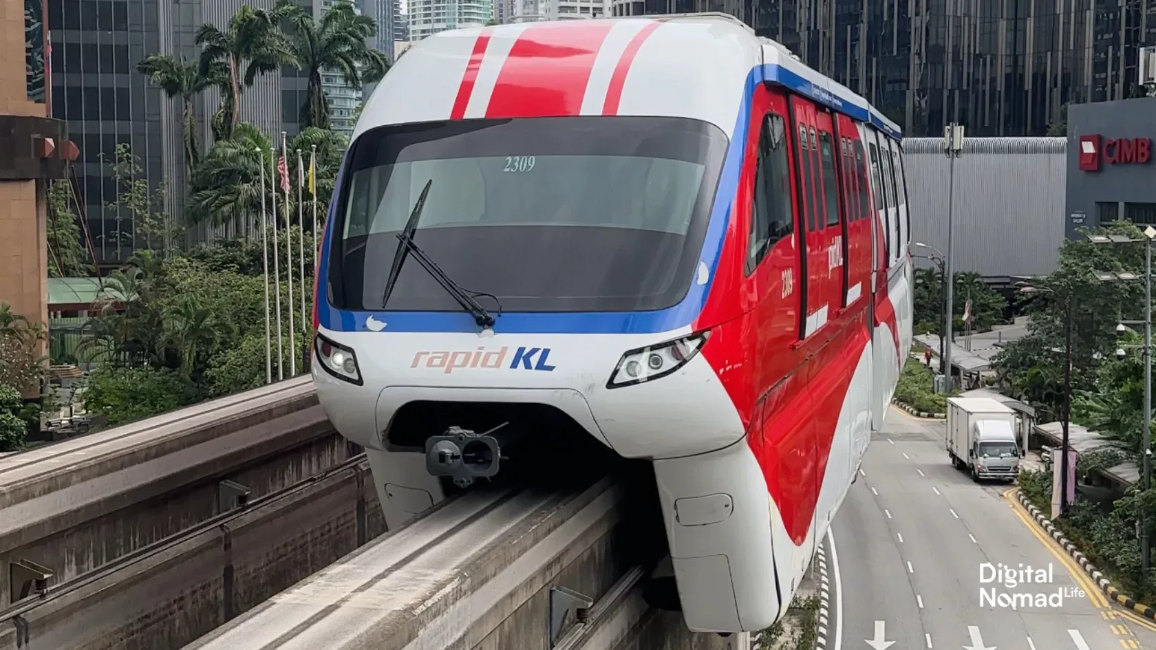 Monorail to Bukit Bintang station