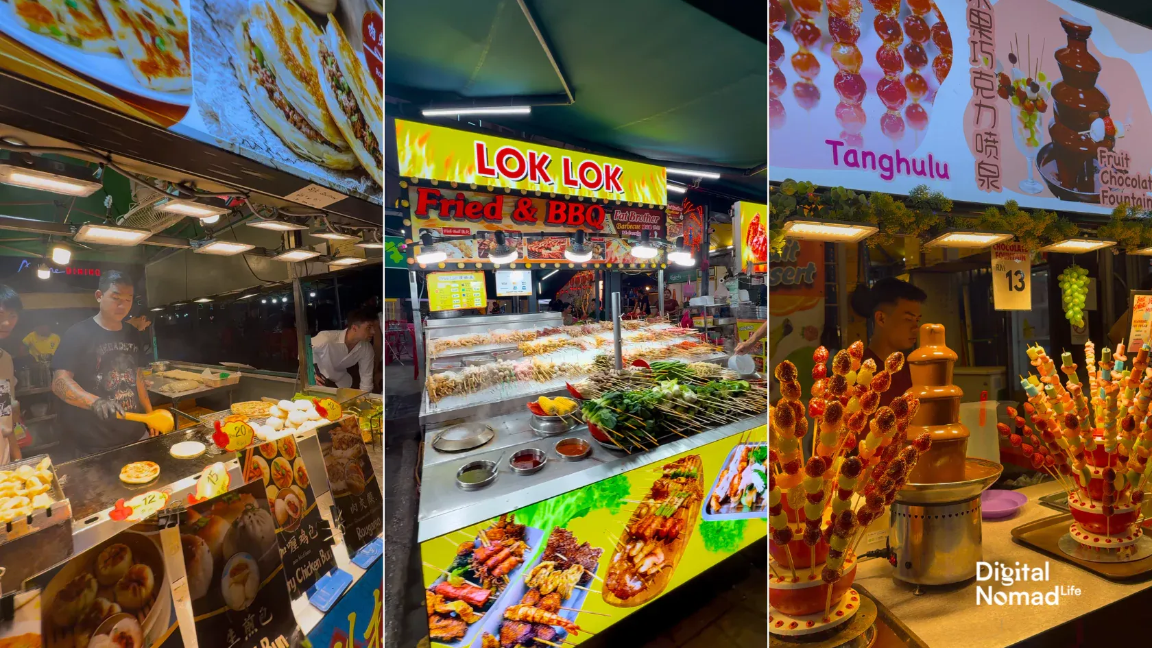 Street Food you can eat at Jalan Alor